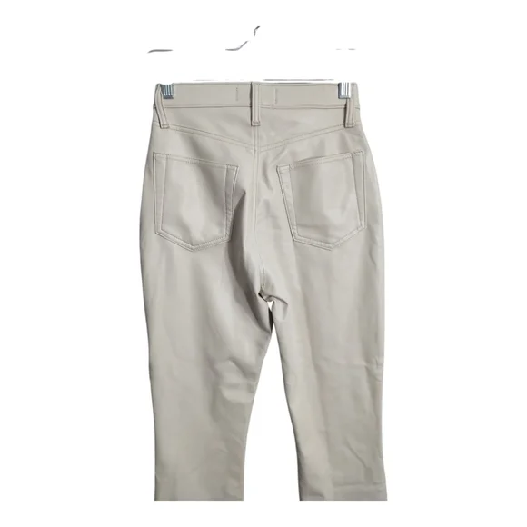 Abercrombie & Fitch Slim Straight Ultra High Rise Mixed Fabric‎ Preppy Jean 0 XS - Picture 7 of 12